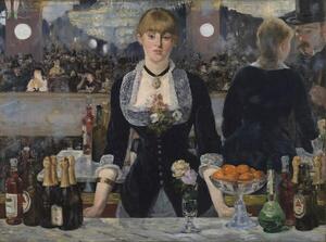 Manet, Edouard - Reprodukcija umjetnosti A Bar at the Folies-Bergere, 1881-82, (40 x 30 cm)