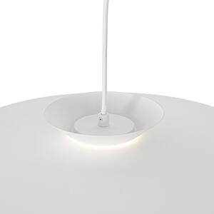 Dizajnerska viseća svjetiljka bijela s LED prigušivanjem u 3 koraka - Pauline