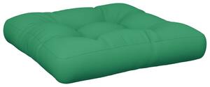 VidaXL Jastuk za palete zeleni 60 x 60 x 12 cm od tkanine