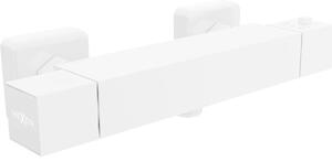 Mexen Cube termostatska tuš baterija, bijela - 77200-20