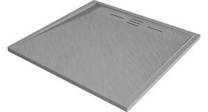 Mexen Amon kvadratna tuš kada SMC 90 x 90 cm, siva - 4F619090