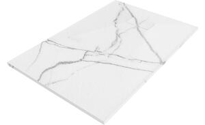 Mexen Hugo pravokutna SMC tuš kada 100 x 80 cm, bijeli kamen - 42158010