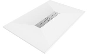 Mexen Toro pravokutna tuš kada SMC 100 x 80 cm, bijela - 43108010