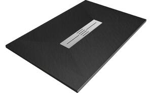 Mexen Toro pravokutna tuš kada SMC 100 x 70 cm, crna - 43707010
