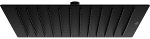 Mexen Slim tuš glava 30 x 30 cm, crna - 79130-70