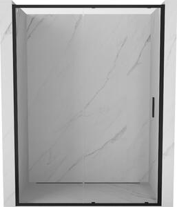 Mexen Exo klizna tuš vrata 130 cm, prozirna, crna - 8151-130-000-70-00