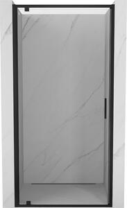 Mexen Exo klizna vrata za tuš 60 cm, prozirna, crna - 8181-060-000-70-00
