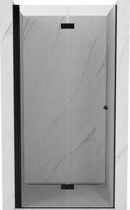 Mexen Mist-F sklopiva lijeva tuš vrata 60 cm, prozirna, crna - 8A6-060-000-70-00-L