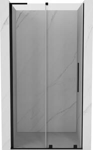 Mexen Velar L klizna vrata za tuš 120 cm, prozirna, crna - 871-120-003-01-70