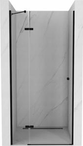 Mexen Roma okretna tuš vrata 90 cm, prozirna, crna - 854-090-000-70-00