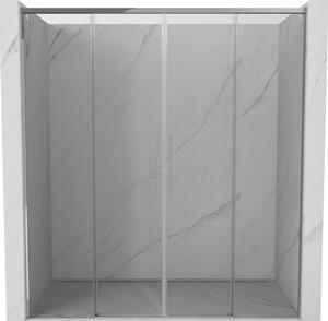 Mexen Rox Duo klizna tuš vrata 180 cm, prozirna, krom - 8C2-180-002-01-00
