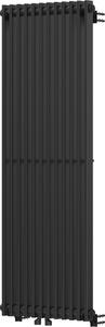 Mexen Kansas dekorativni radijator 1200 x 420 mm, 842 W, crni - W204-1200-420-00-70