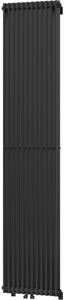 Mexen Kansas dekorativni radijator 1800 x 420 mm, 1242 W, crni - W204-1800-420-00-70