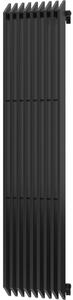 Mexen Aurora dekorativni radijator 1800 x 450 mm, 1347 W, crni - W212-1800-450-00-70