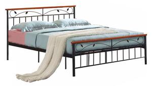 Zondo Bračni krevet 160 cm Myles 160 (crna + trešnja). 1065240