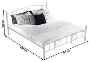Zondo Bračni krevet 180 cm Birdie (bijela). 1065241