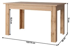 Zondo Blagovaonski stol (za 6 do 8 osoba) Mateo (hrast wotan). 1065268