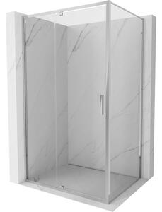 Mexen Exo preklopna tuš kabina 135 x 85 cm, prozirna, krom - 819-135-085-01-00