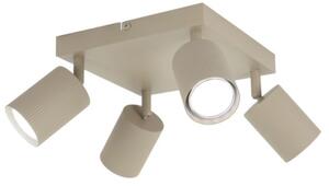 SVJETILJKA SPOT PINEA SAND BEIGE 4x10W GU10 IP20 11153