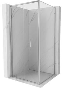 Mexen Exo sklopiva tuš kabina 75 x 75 cm, prozirna, krom - 816-075-075-01-00