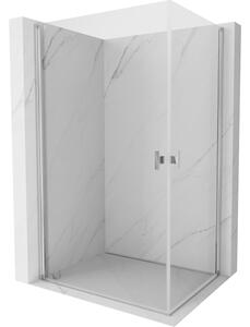 Mexen Mist-B Duo klizna kabina za tuš 85 x 70 cm, prozirna, krom - 8A2-085-070-01-00