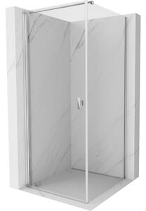 Mexen Mist-B preklopna tuš kabina 100 x 100 cm, prozirna, krom - 8A2T-100-100-01-00