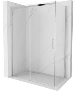 Mexen Omega klizna za tuš s kliznim vratima 160 x 90 cm, prozirna, krom - 825-160-090-01-00