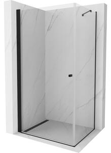 Mexen Pretoria klizna tuš kabina 70 x 80 cm, prozirna, crna - 852-070-080-70-00