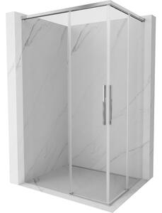 Mexen Rox Duo klizna tuš kabina klizna 100 x 90 cm, prozirno, krom - 8C2D-100-090-01-00