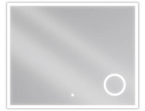 Mexen Kala osvijetljeno kupaonsko ogledalo s kozmetičkim zrcalom 100 x 80 cm, LED 6000K, antipara - 9820-100-080-611-00