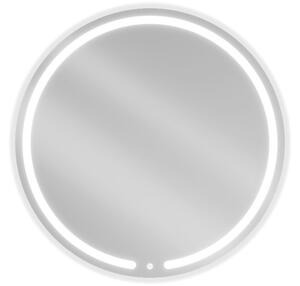 Mexen Rose kupaonsko ogledalo s pozadinskim osvjetljenjem, okruglo 90 cm, LED 6000K, protiv magljenja - 9810-090-090-611-00