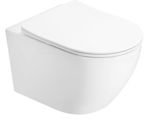 Mexen Lena 2.0 WC školjka Rimless s daskom usporenog spuštanja slim, duroplast, bijeli sjaj - 3022L4000