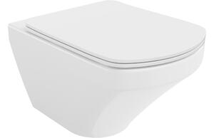 Mexen Vito WC školjka Rimless s daskom s usporenim spuštanjem slim, duroplast, bijeli sjaj - 30174000