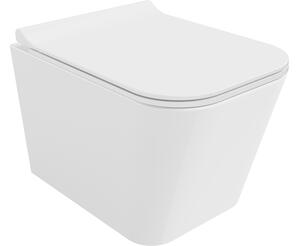 Mexen Teo WC školjka bez ruba s tankim daskom s tihim spuštanjem, duroplast, bijeli sjaj - 30850700