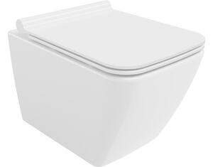 Mexen Vega WC školjka Rimless s tankim, sporospuštajućim sjedalom, duroplast, bijeli sjaj - 30654000