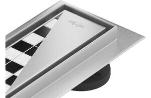 Mexen Flat M13 linearni odvod 2u1 60 cm, inox - 1010060-15