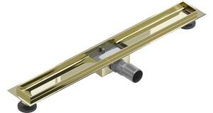 Mexen Flat kućište za linearni odvod 70 cm, zlatni - 1515070