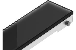 Mexen Flat MGB maska za linearni odvod 90 cm, crno staklo - 1026090