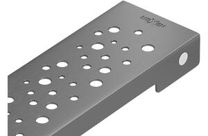 Mexen Flat M12 prekrivač za linijski odvod 80 cm, brušeni gun gray - 1E21080