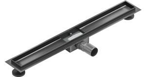 Mexen Flat kućište za linearni odvod 80 cm, četkana sivo-gun boja - 1E15080