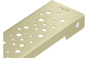 Mexen Flat M12 maska za linearni odvod 60 cm, zlatna brušena - 1A21060