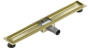 Mexen Flat kućište za linearni odvod 70 cm, brušeno zlatno - 1A15070