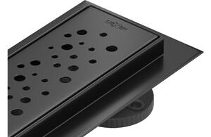 Mexen Flat M12 linearni odvod 50 cm, crni - 1721050-15