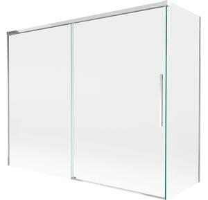 Mexen Rox klizna zavjesa za tuš 2-krilna klizna 190 + 80 x 150 cm, prozirna, krom - 8C9-190-080-01-00