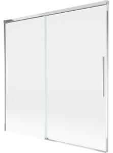 Mexen Rox klizni paravan za kadu, dvokrilni, klizni 160 x 150 cm, proziran, krom - 8C9-160-001-01-00