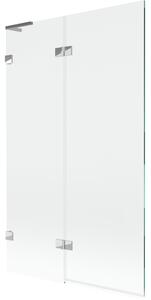 Mexen Lunar L 2-krilni lijevi paravan za kadu 110 x 150 cm, transparentan, krom - 897L-110-100-01-00-L
