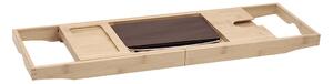Mexen Bamboo polica za kadu 70-100 cm, prirodni bambus - 701270-00