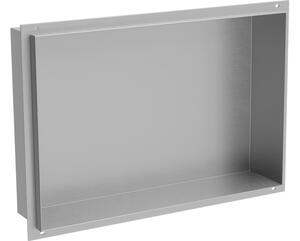 Mexen X-Wall-NR nišna polica bez prirubnice 45 x 30 cm, inox - 1911453010