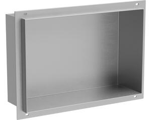 Mexen X-Wall-NR polica za udubljenje bez prirubnice 30 x 20 cm, inox - 1911302010