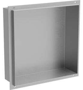 Mexen X-Wall-NR nišna polica bez prirubnice 30 x 30 cm, inox - 1911303010